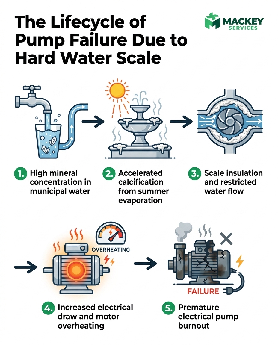 The Lifecycle of Pump Failure Due to Hard Water Scale