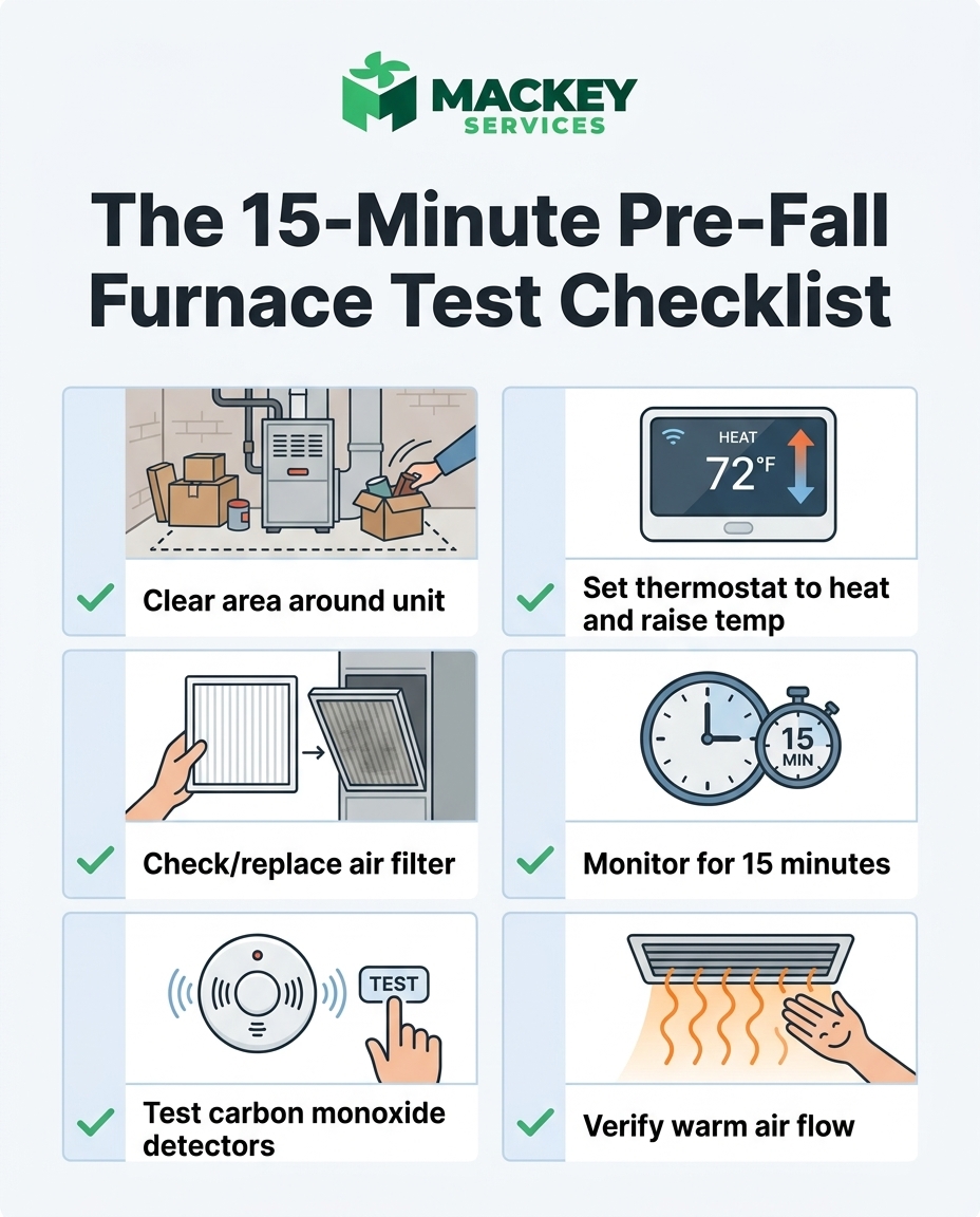 The 15-Minute Pre-Fall Furnace Test Checklist