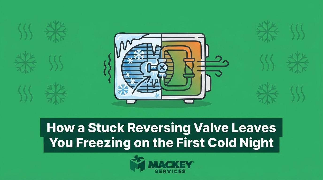 How a Stuck Reversing Valve Leaves You Freezing on the First Cold Night