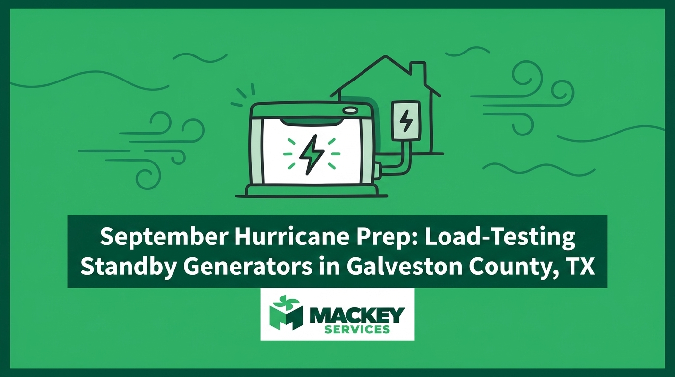 September Hurricane Prep: Load-Testing Standby Generators in Galveston County
