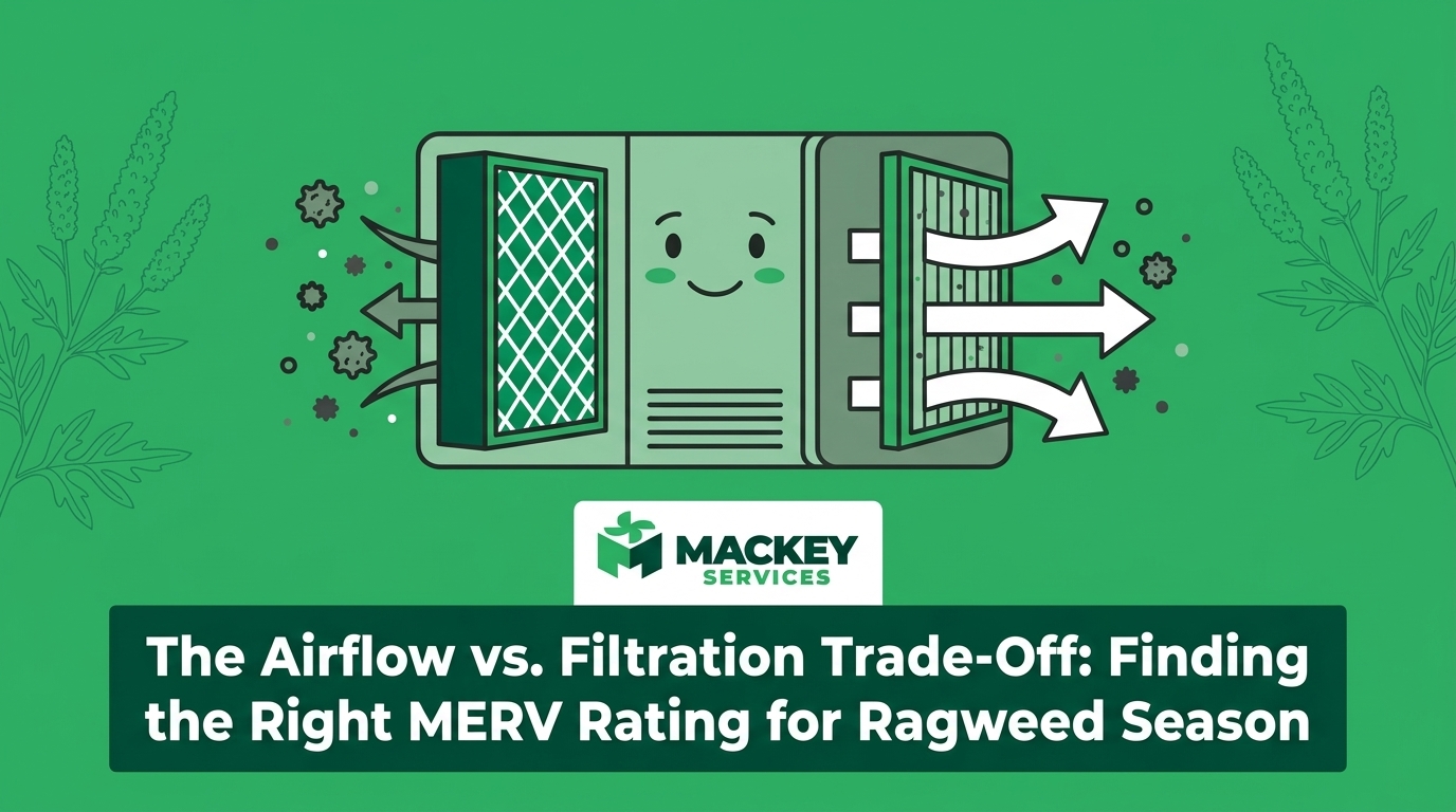 Balancing Airflow and Filtration: Finding the Right MERV Rating for Ragweed Season