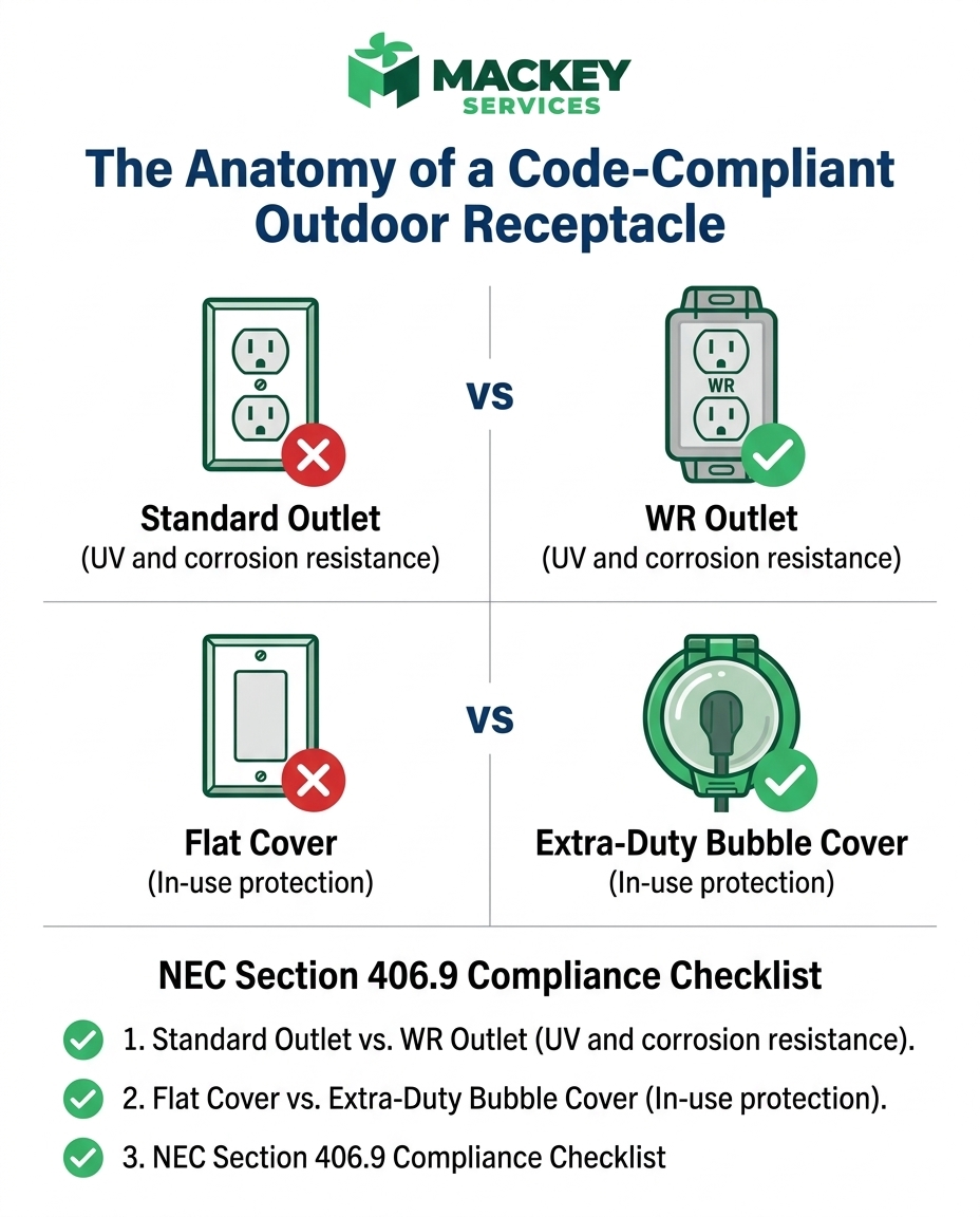 The Anatomy of a Code-Compliant Outdoor Receptacle