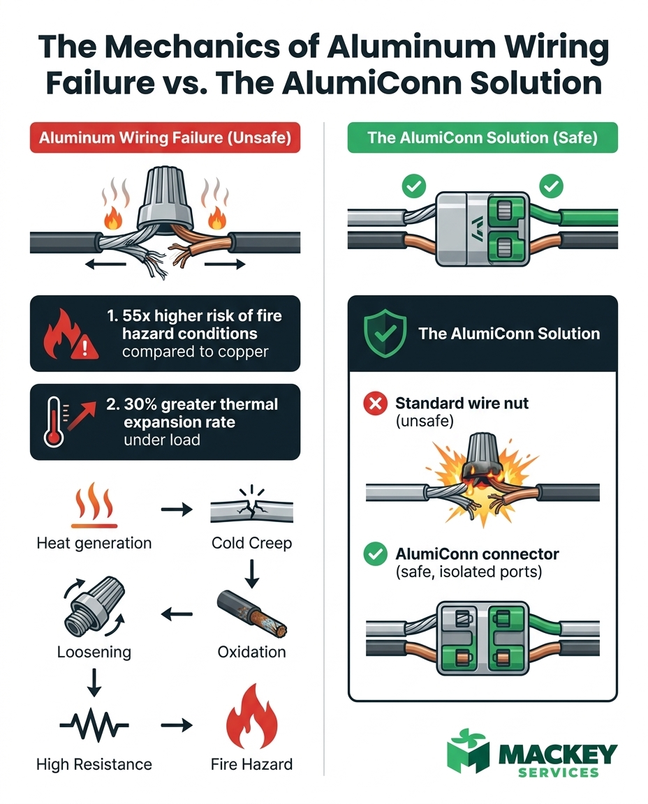 The Mechanics of Aluminum Wiring Failure vs. The AlumiConn Solution