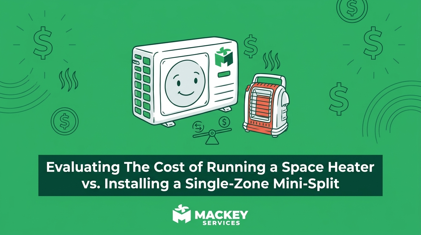 The Cost of Running a Space Heater vs. Installing a Single-Zone Mini-Split