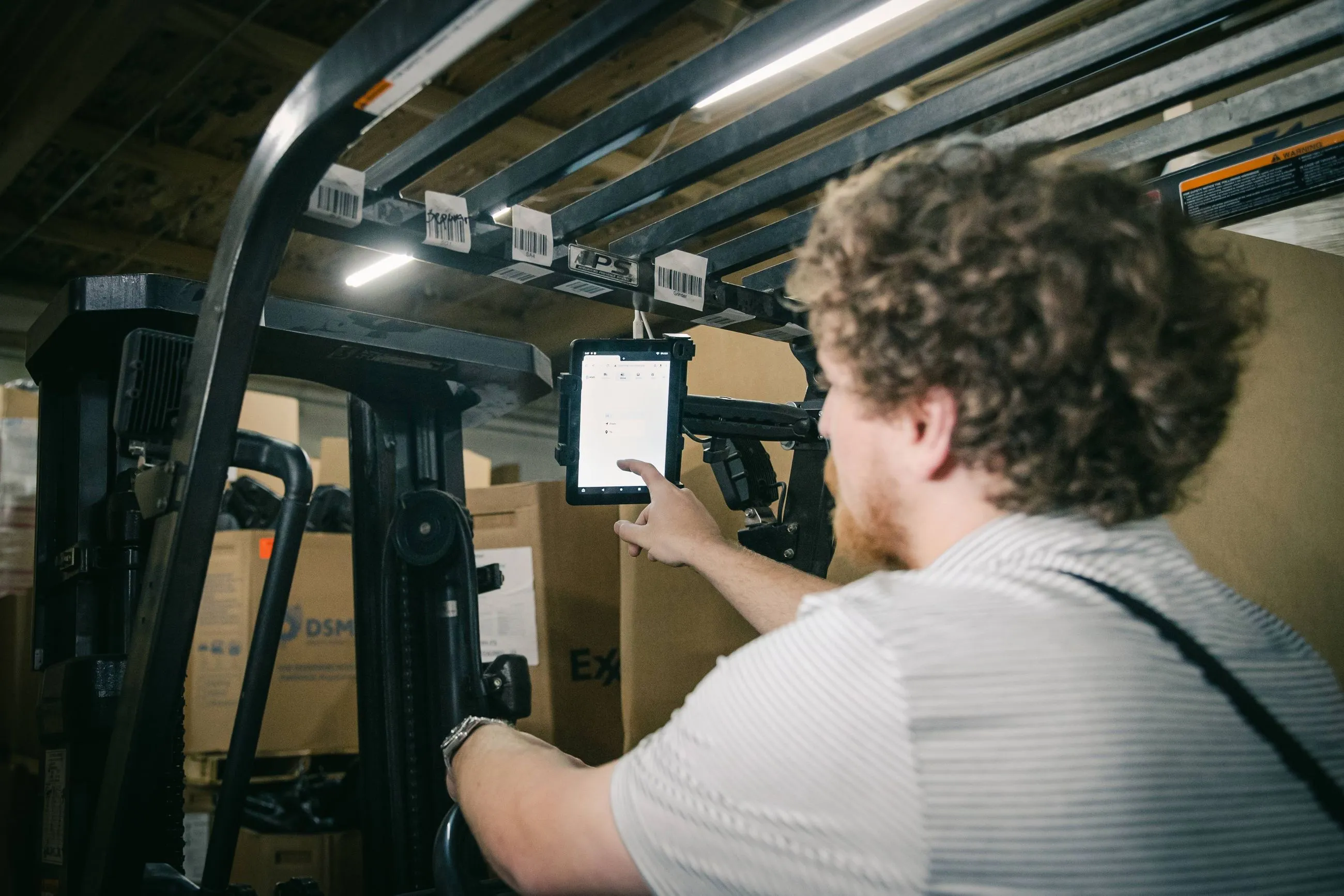 man using Digit on factory floor