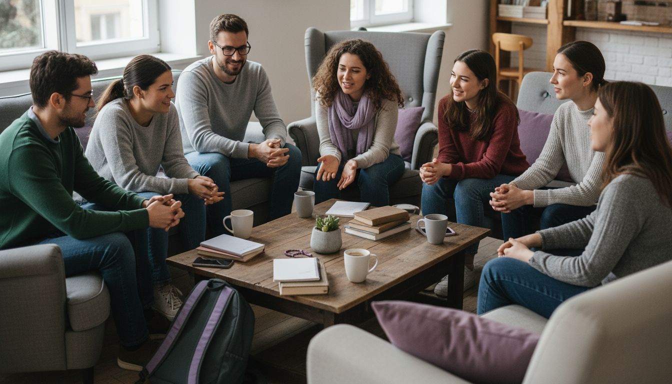 groupe jeunes discussion sincère