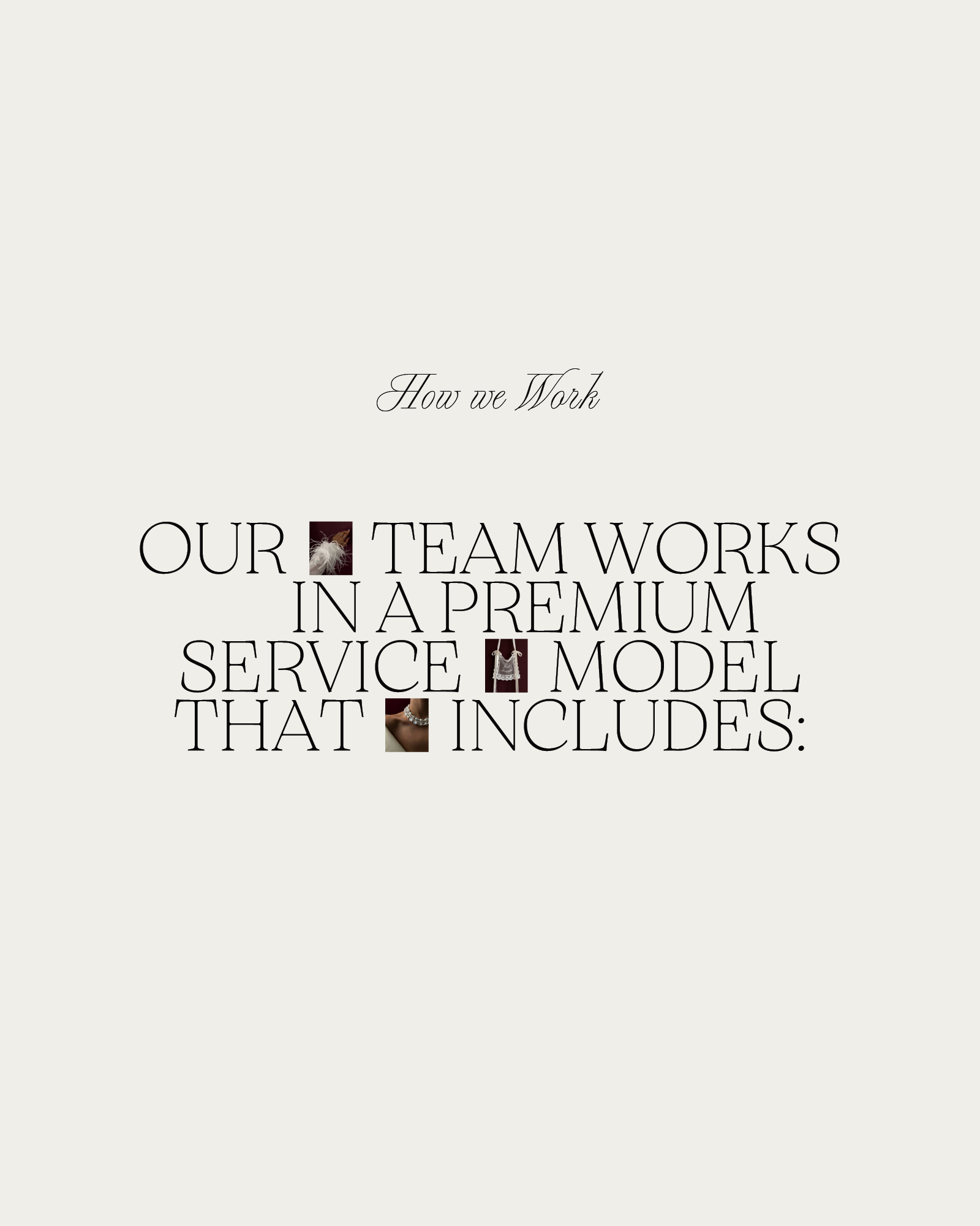 Strona internetowa agencji ślubnej, widok jak pracujemy 