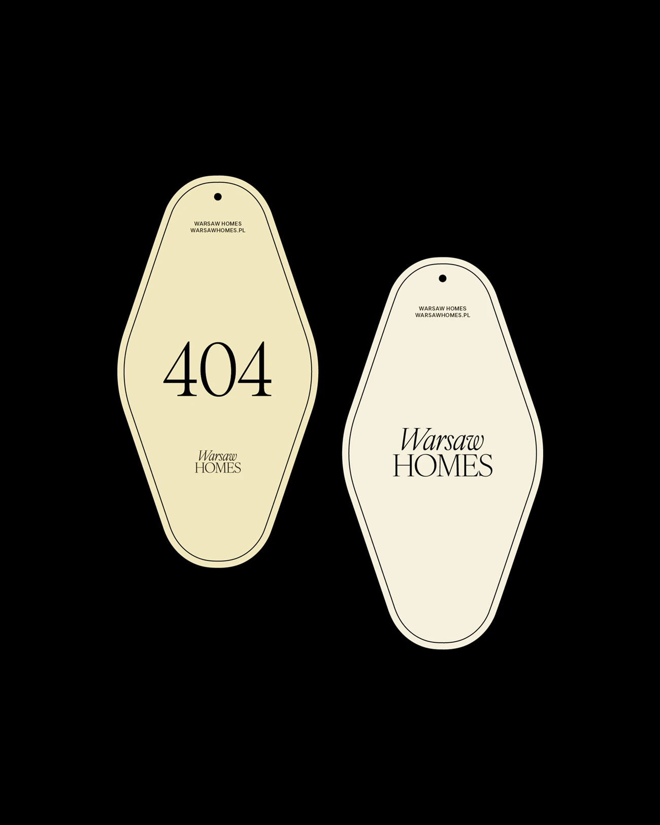 Zawieszki Warsaw Homes, warianty oznaczeń apartamentów