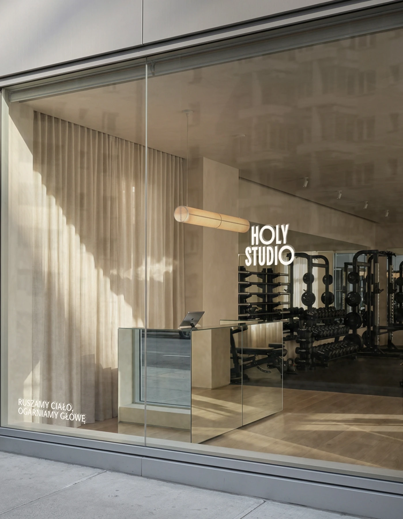 Torba z logo studio fitness