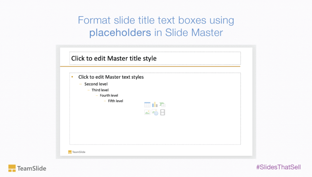 PowerPoint place holders