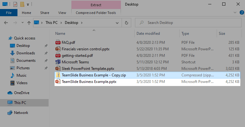 PowerPoint .xml file