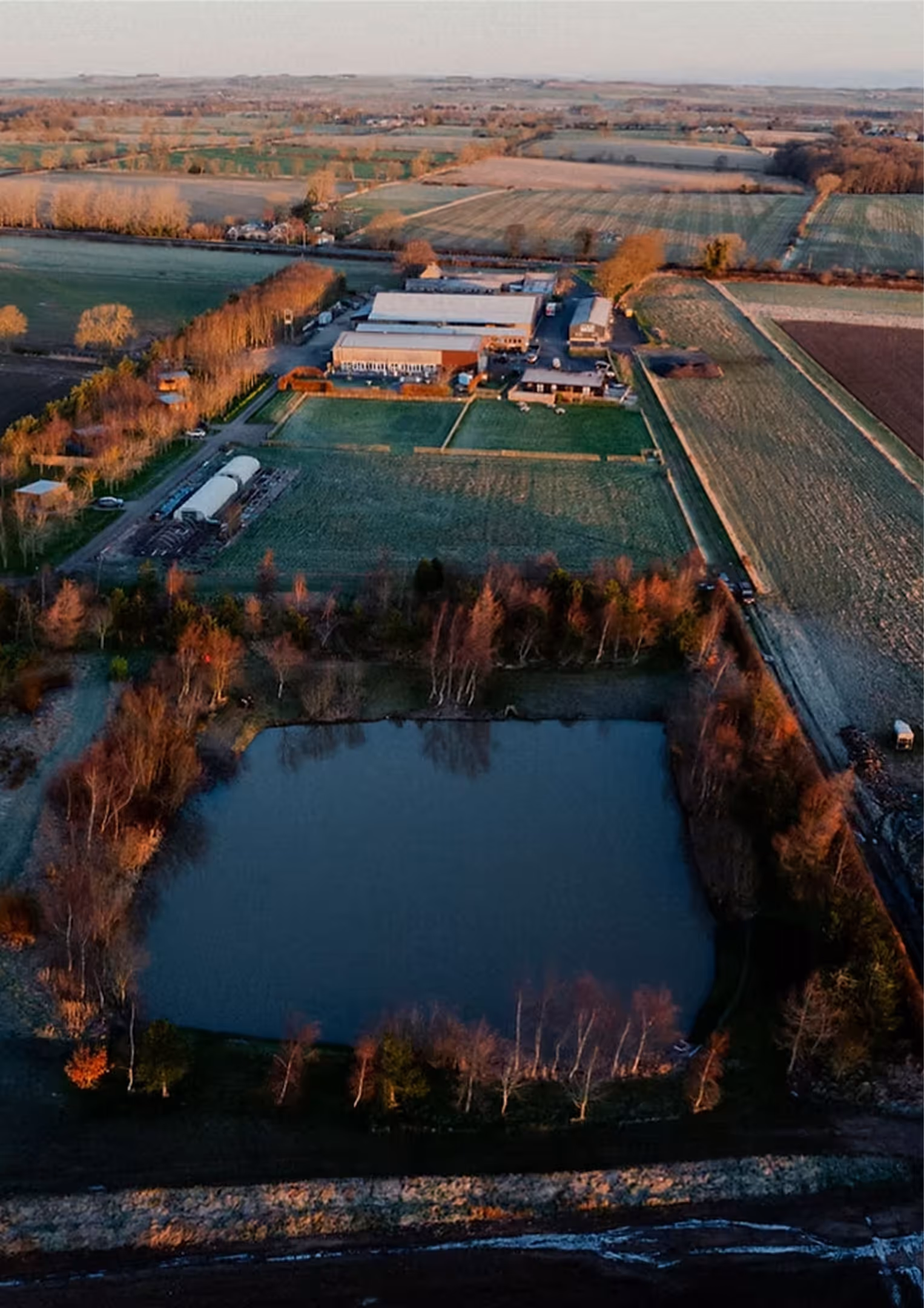 Aerial View of Vallum, Newcastle