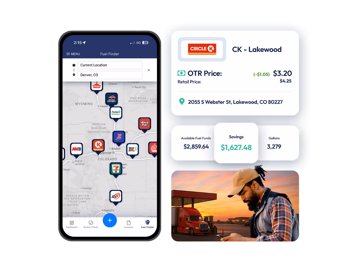 Fuel Finder in the OTR Mobile App and Discounts 
