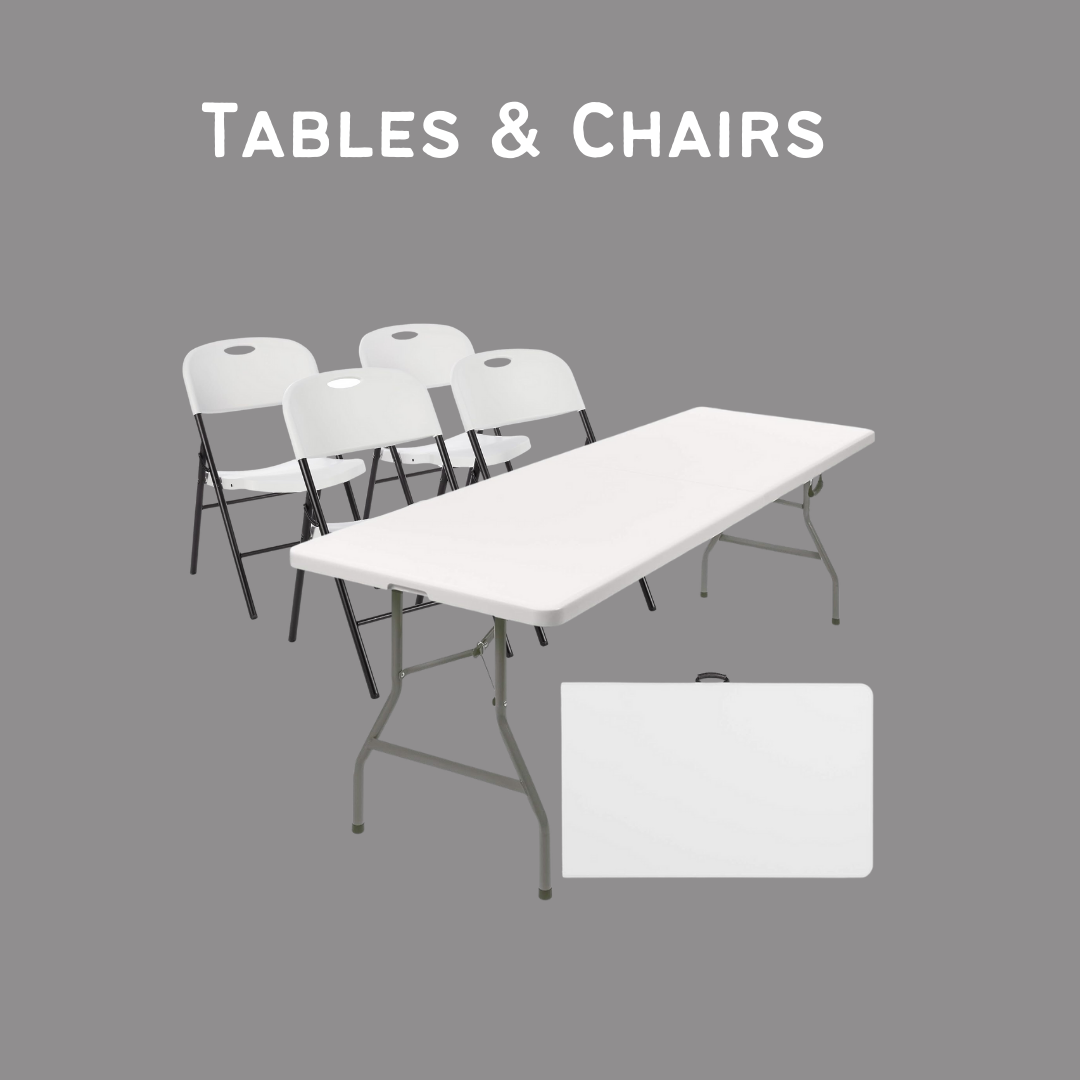 Tables & chairs for Sukkot