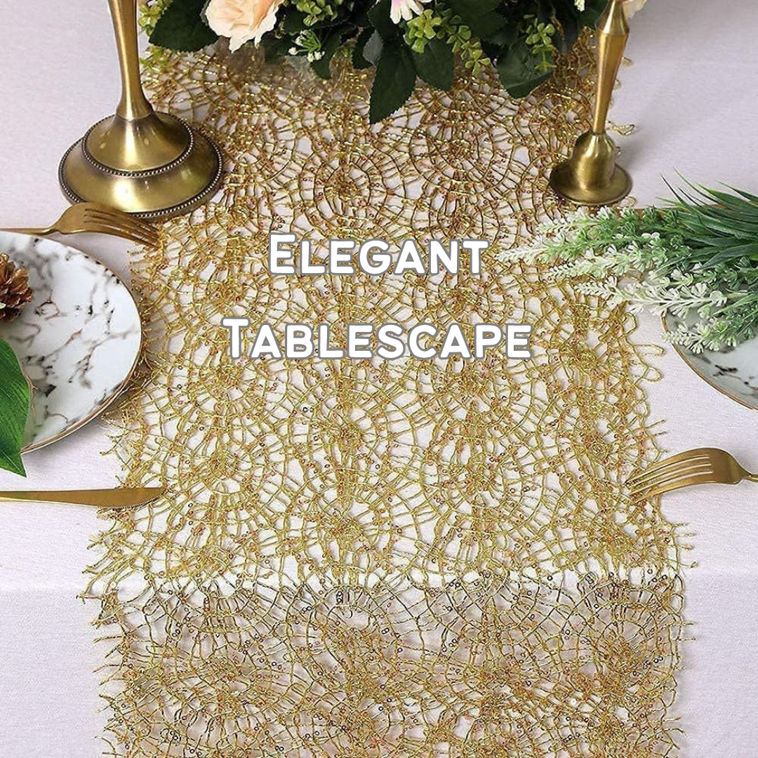 Elegant Sukkot tableware
