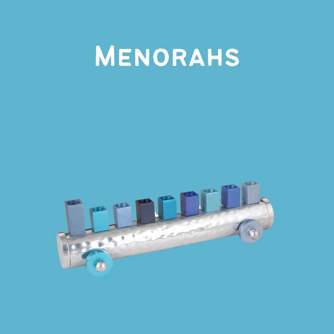 Hanukkah menorahs