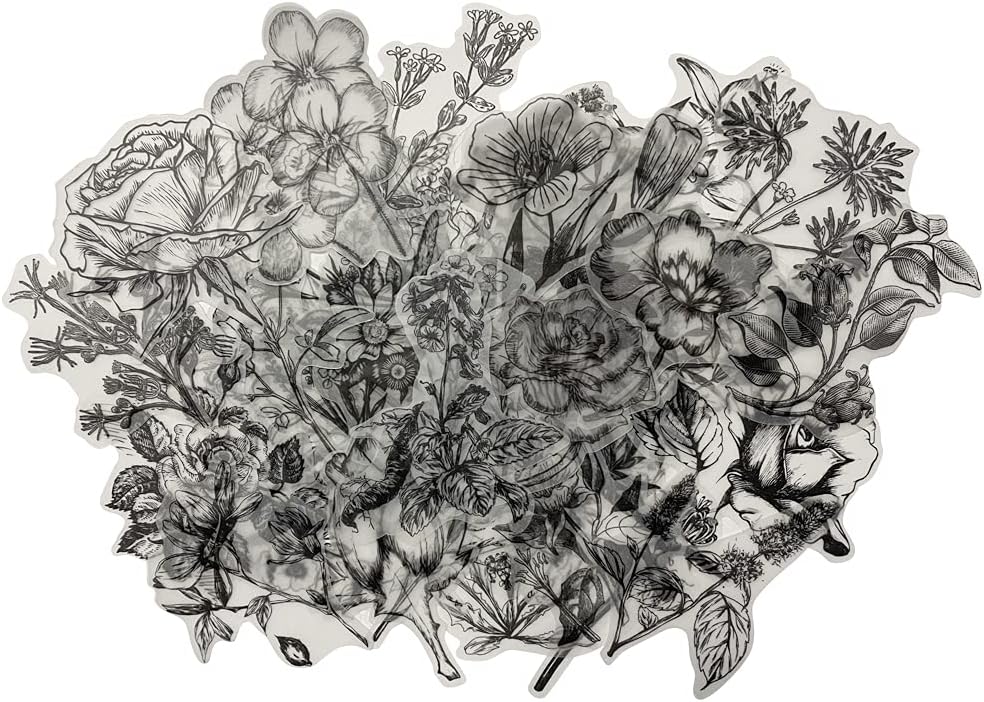 Flower Stickers, 120 pcs