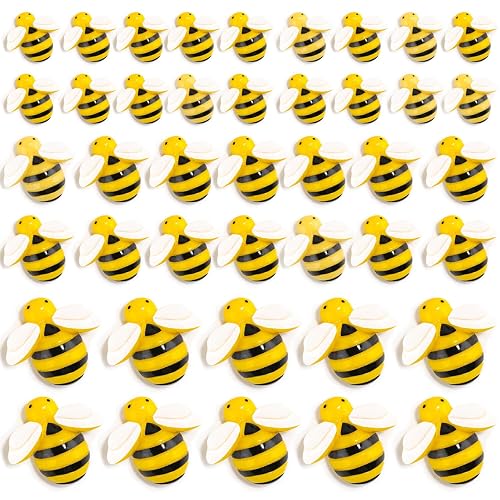 Tiny resin bee embellishments add lightweight honeybee detail to clay, scrapbooking and mixed-media crafts