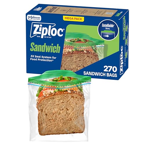 Sandwich size Ziploc bags