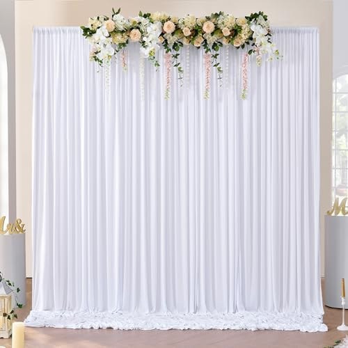 Sheer white backdrop