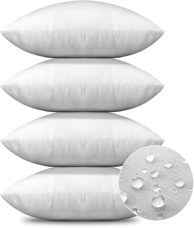 Premium pillow inserts for outdoor cushions