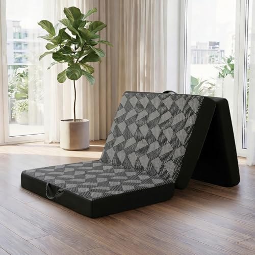 Tri-fold memory foam mattress