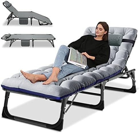 Space-saving foldable camping cot
