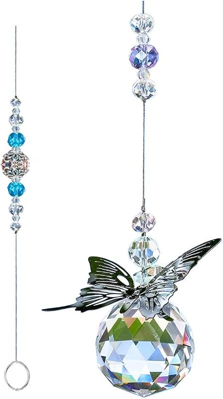 Crystals and butterfly suncatcher