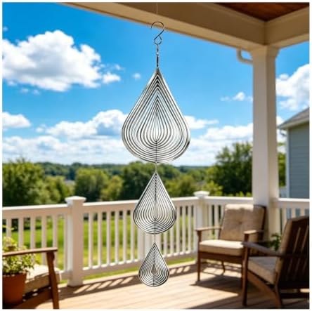 Waterdrop wind spinner