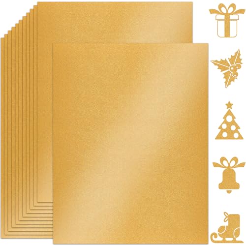 Gold cardstock paper