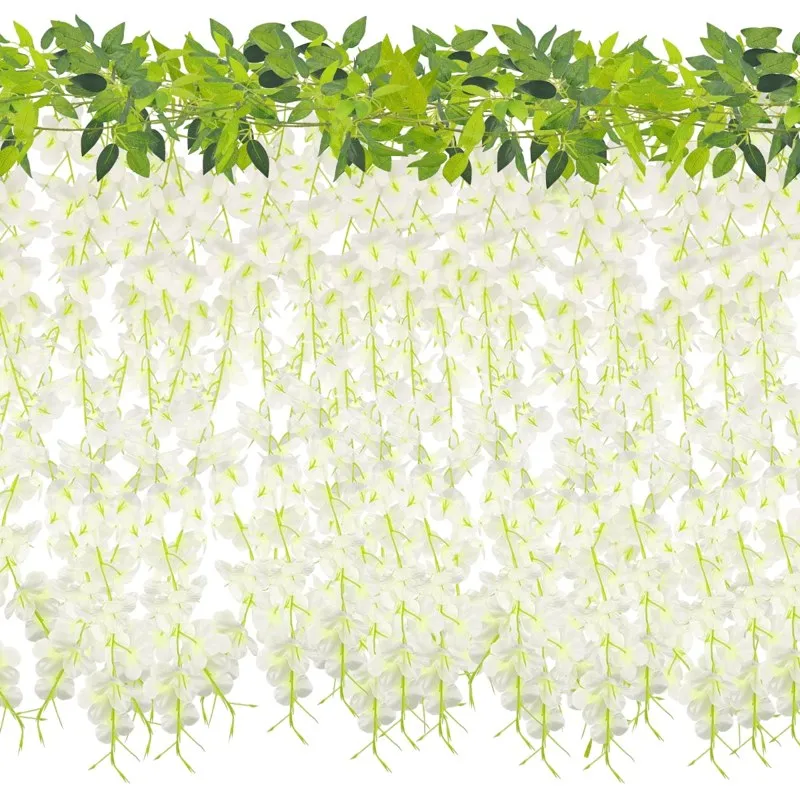 Artificial wisteria hanging flower vine
