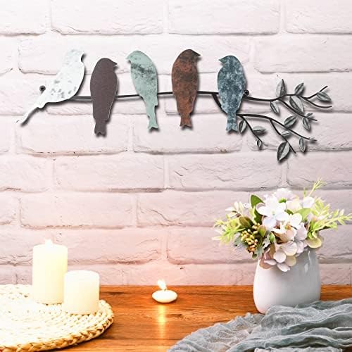 Birds on branches wall decor