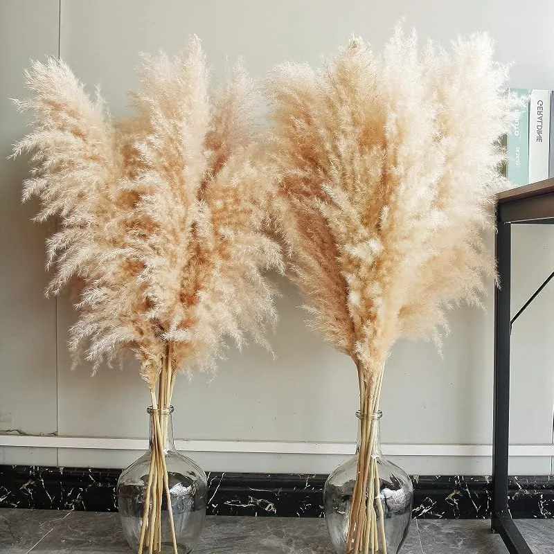 Pampas grass table centerpiece