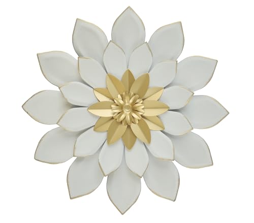 White & Gold Flower