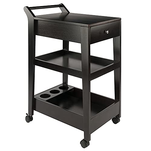 3-tier rolling serving cart