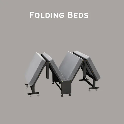 Folding beds and cots for sleeping in a Sukkah