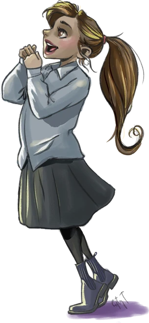 Mindy clapping