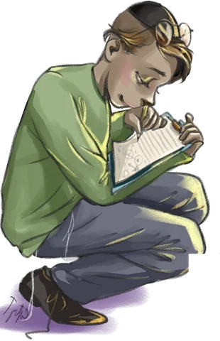 Mordy with his clipboard