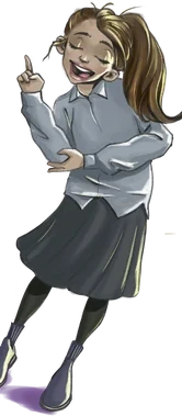 Mindy pointing