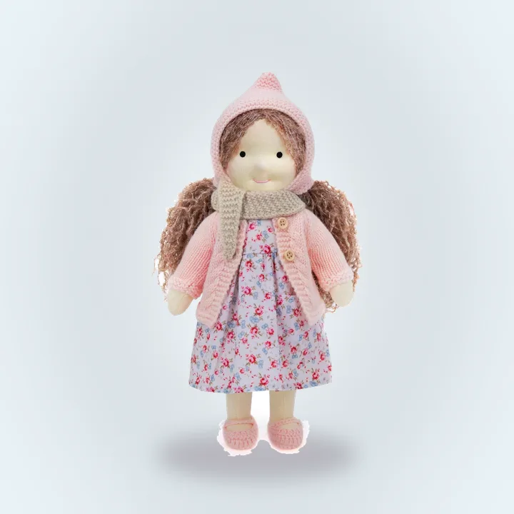12-inch handmade plush doll