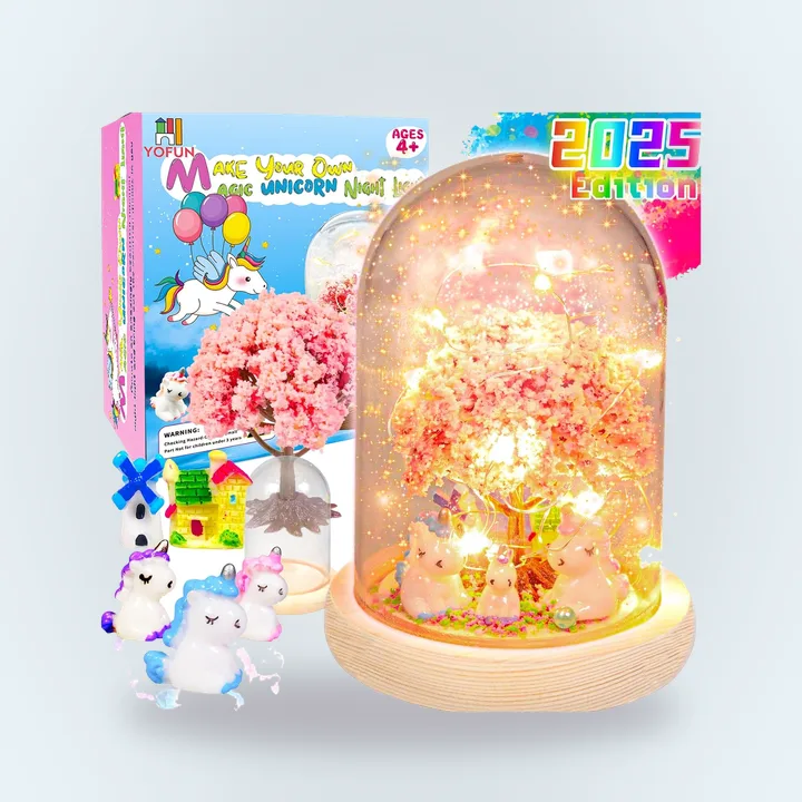 Unicorn night light craft kit