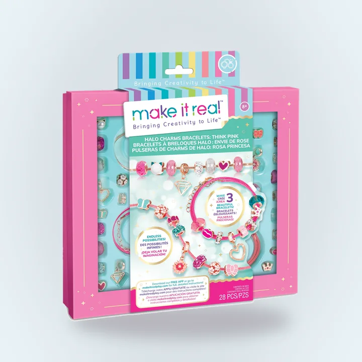 Charm and bead jewelry kit