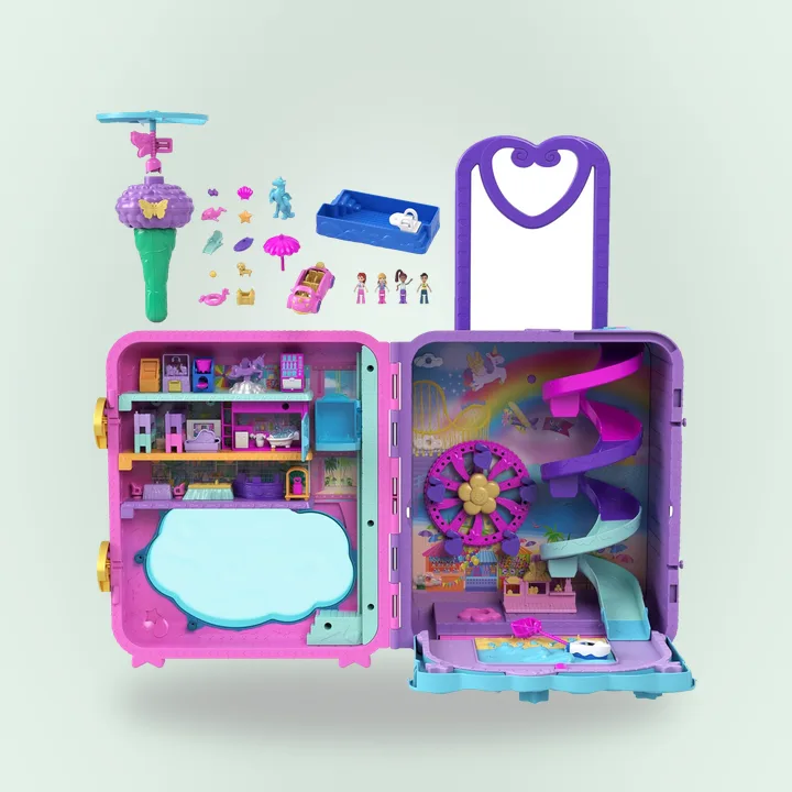 Polly Pocket roll-away resort playset