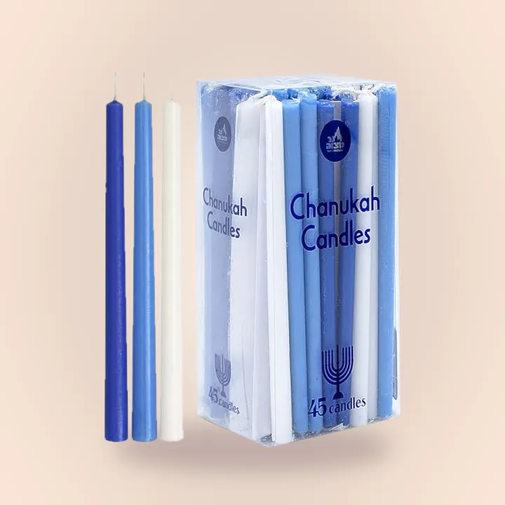 Ner Mitzvah Long Chanukah Candles, 45