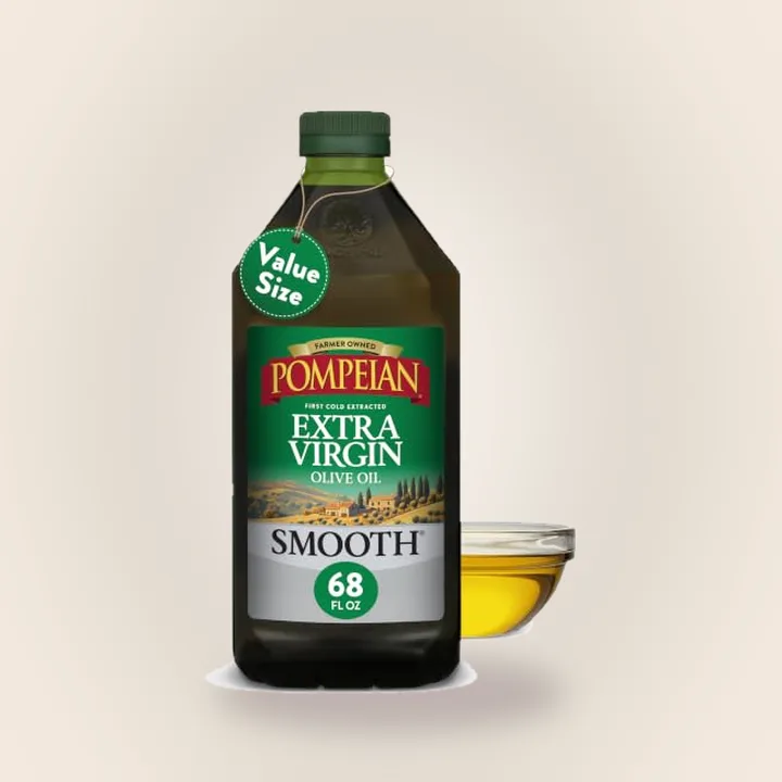 Pompeian Smooth Extra Virgin Olive Oil, 2 L