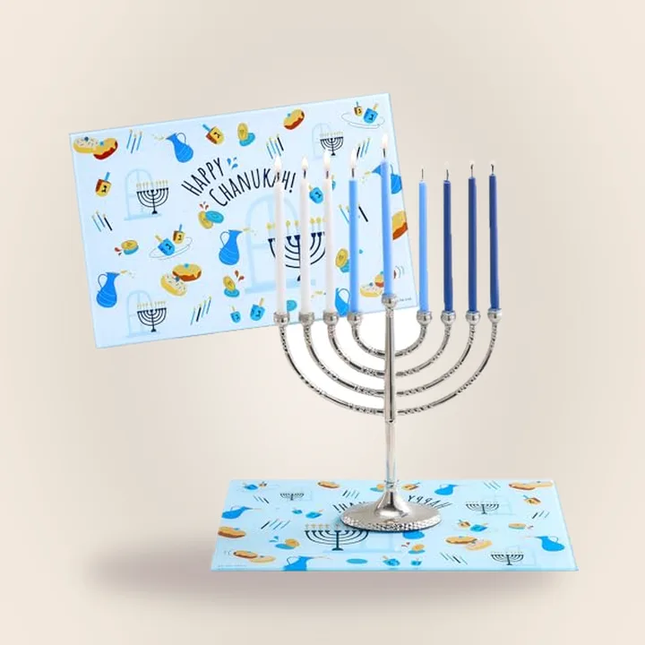 Rite Lite Glass Menorah Drip Tray