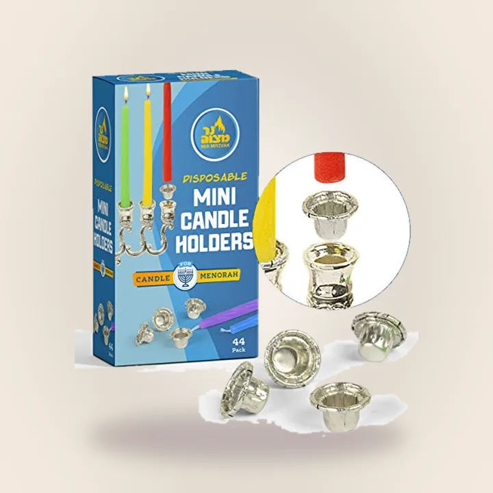 Ner Mitzvah Foil Candle-Cup Liners, 44