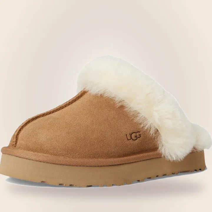 Chestnut UGG Disquette slipper