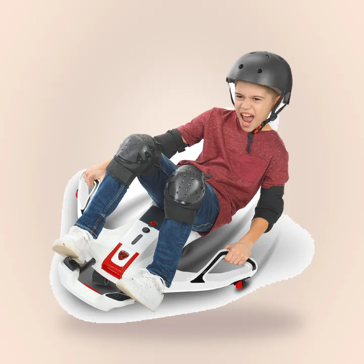 Gray Rollplay Nighthawk kids electric ride-on