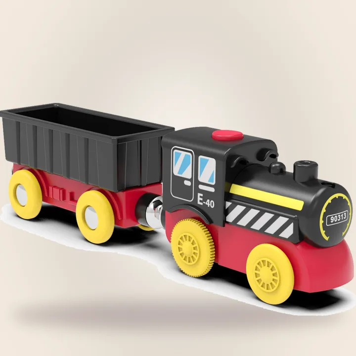 Motorized magnetic toy train